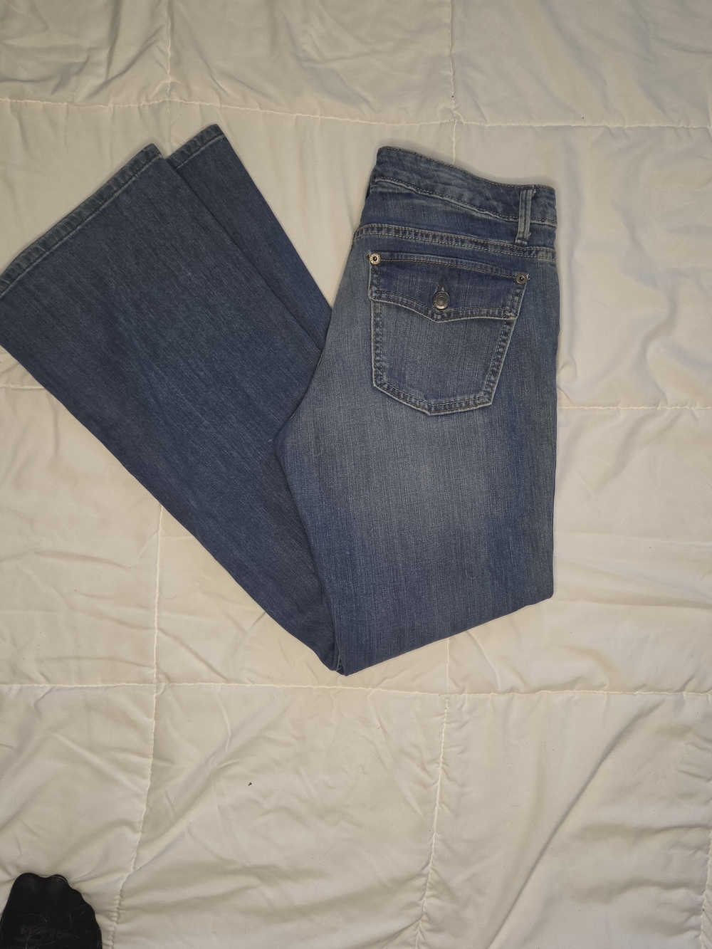 Banana Republic Jeans Size 27 Women's Blue Denim Jeans - Classic Straight Fit - Picture 2 of 9